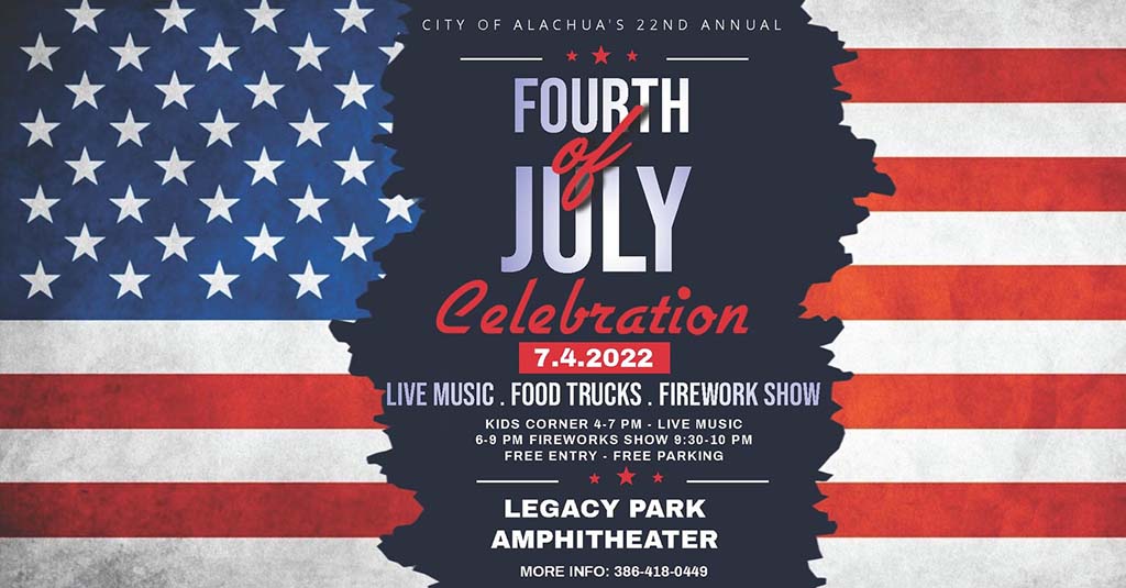 fourth of july celebration in alachua