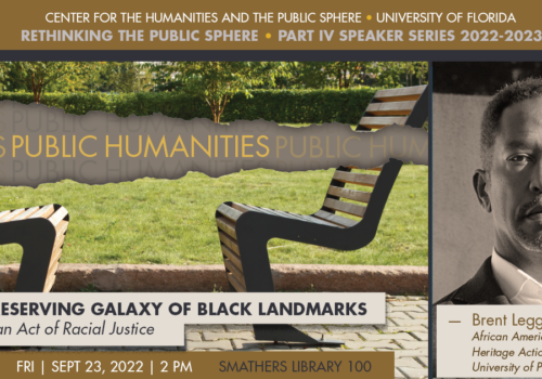 preserveing galaxy of black landmarks is an act of racial justice. With photo of Brent Leggs