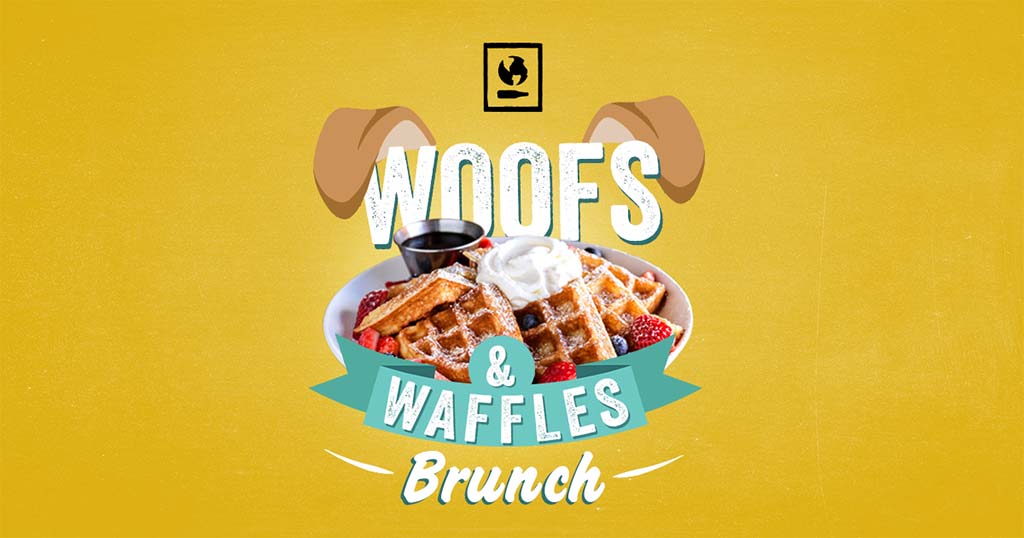 woofs and waffles brunch