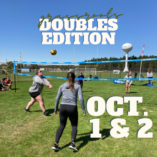 grass volleyball players in Gainesville