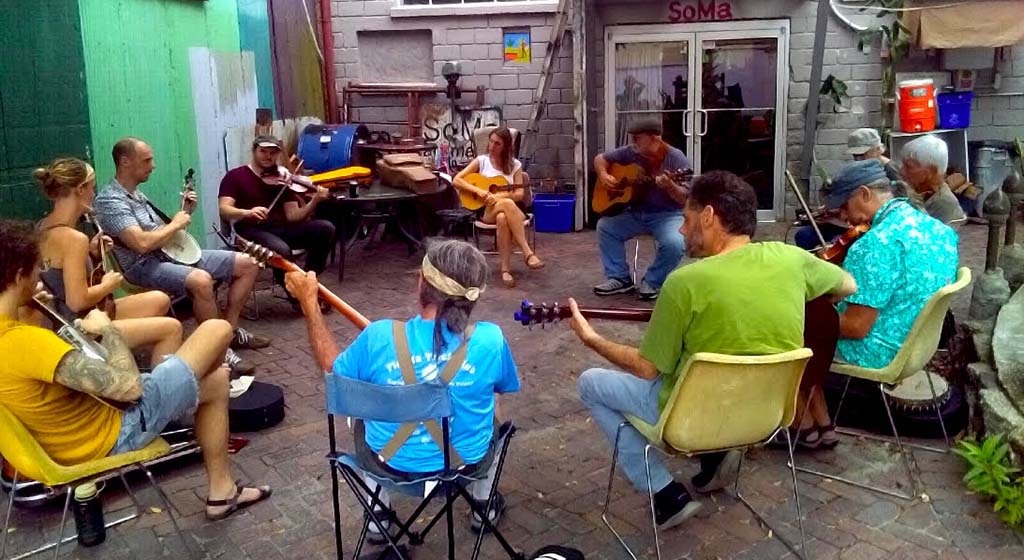 bluegrass jam session