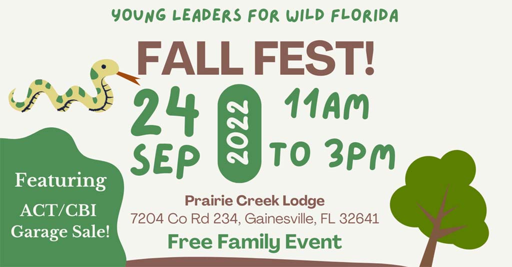 young leaders for wild florida fall fest