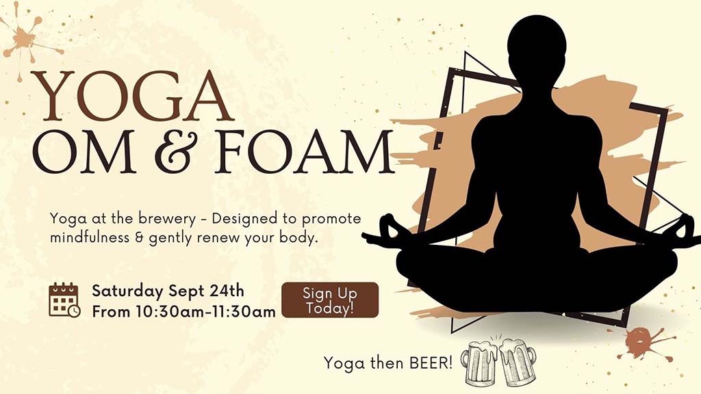 yoga om and foam