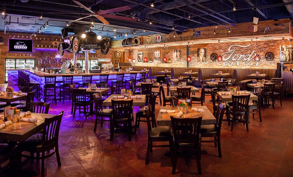 Ford's Garage restaurant interior