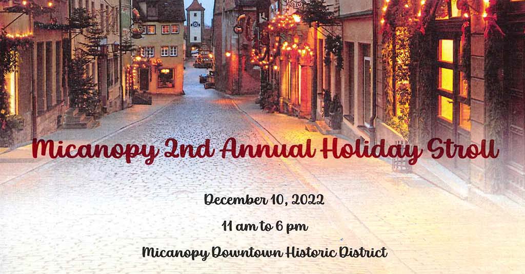 micanopy holiday stroll