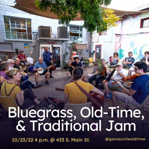 bluegrass old-time and traditional jam