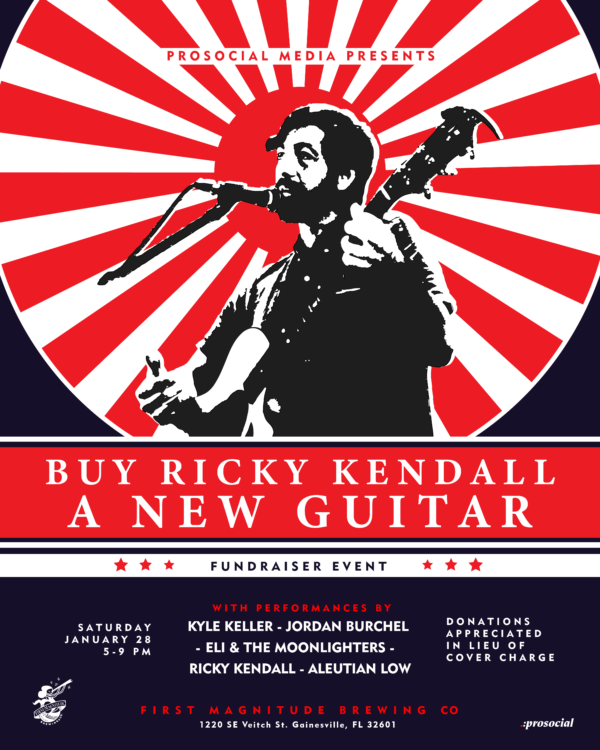 buy ricky kendall a guitar fundraiser