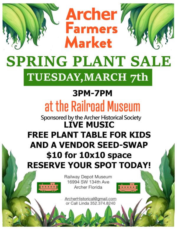 archer farmers market spring plant sale