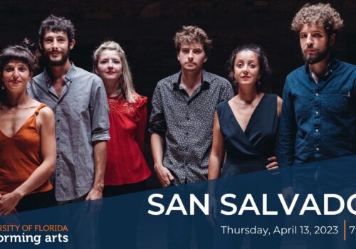 San Salvador Thursday, April 13, at 7:00pm