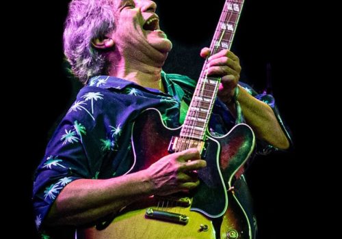 Chris Cain playing guitar