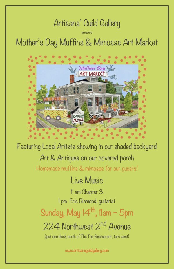 flyer for mothers day event and sale