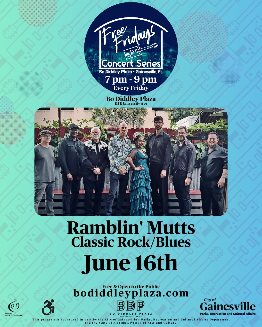 ramblin mutts band at free fridays concert series