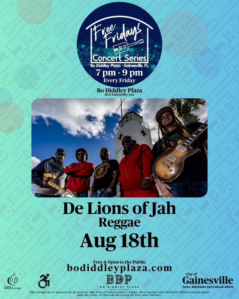de lions of jah at free fridays concert series