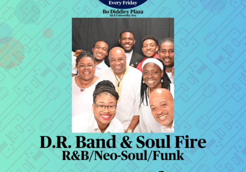DR band and soulfire at the free fridays concert series