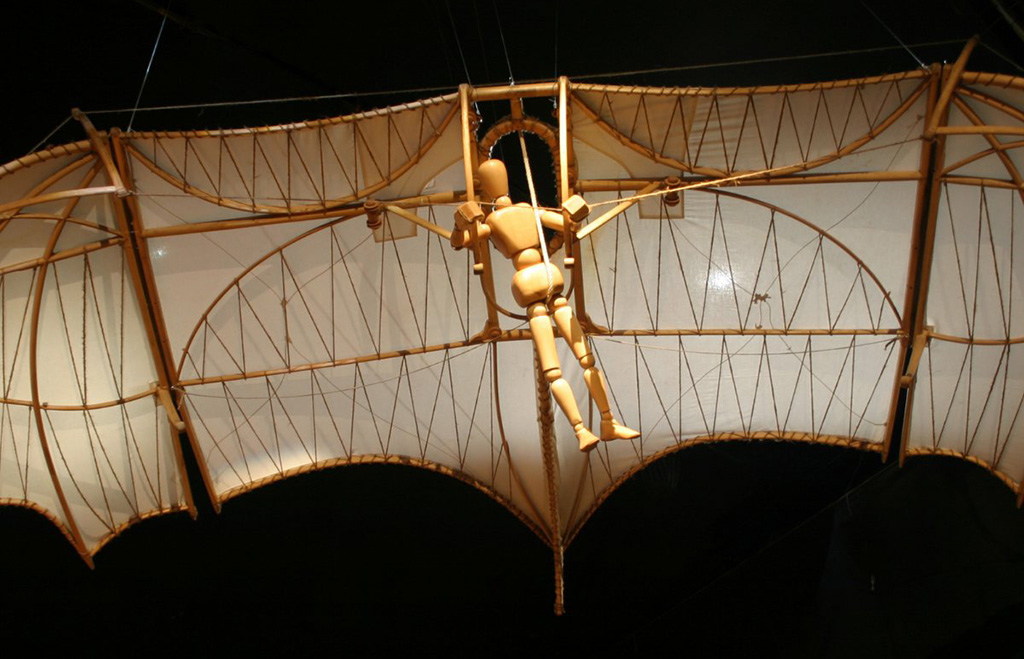 davinci flying machine model