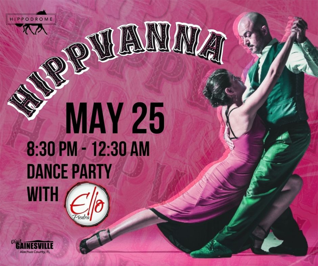 hippvanna poster with salsa dancers