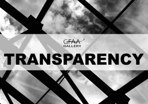 black and white image with the text: transparency