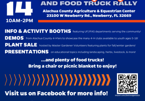 The 2023 Extension Extravaganza and Food Truck Rally Poster