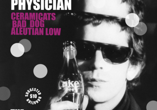 dear and glorious physician concert flyer