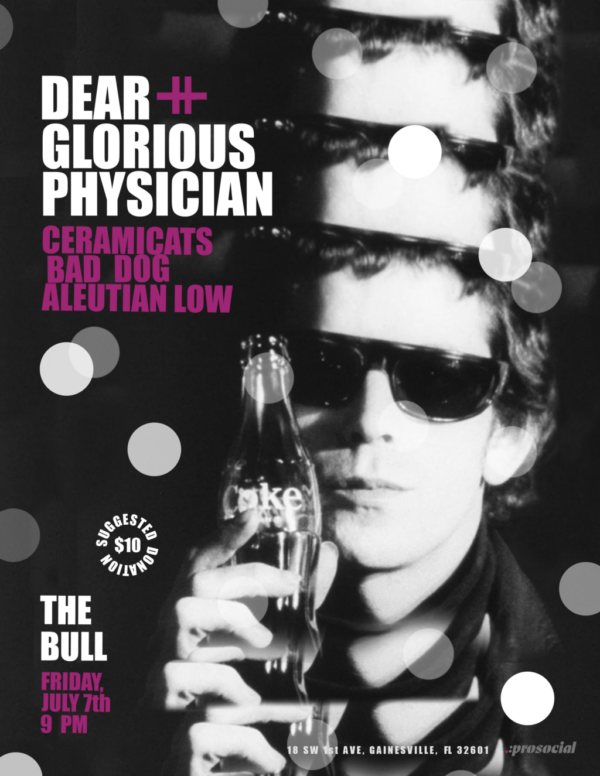 dear and glorious physician concert flyer