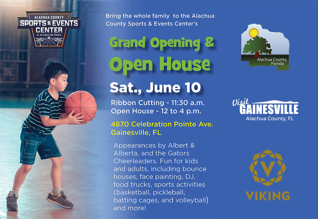 grand opening at the alachua county sports and events center