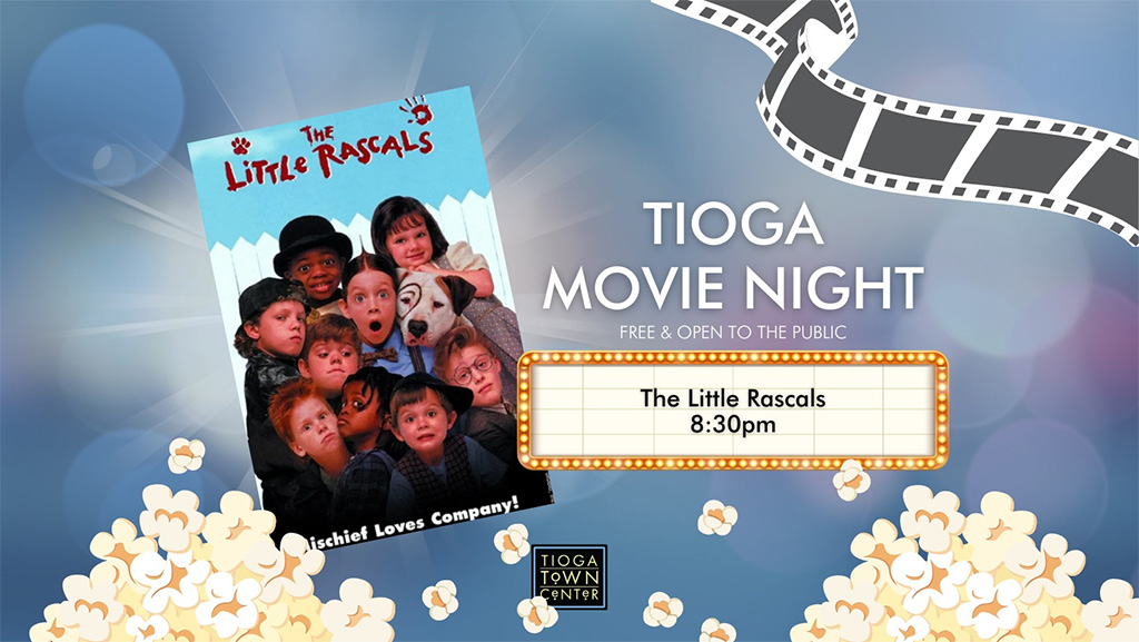 tioga movie night with the little rascals movie poster