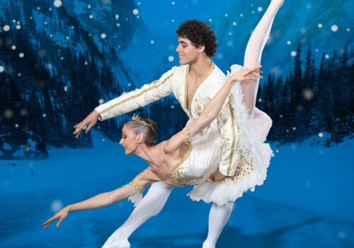 ballet dancers in snow