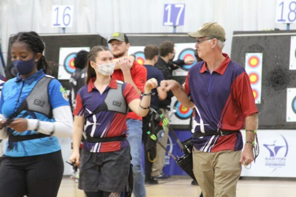 archers at a competition