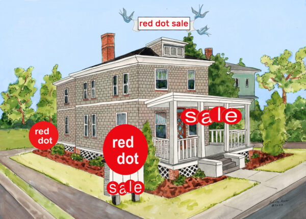 red dot sale at artisans guild gallery