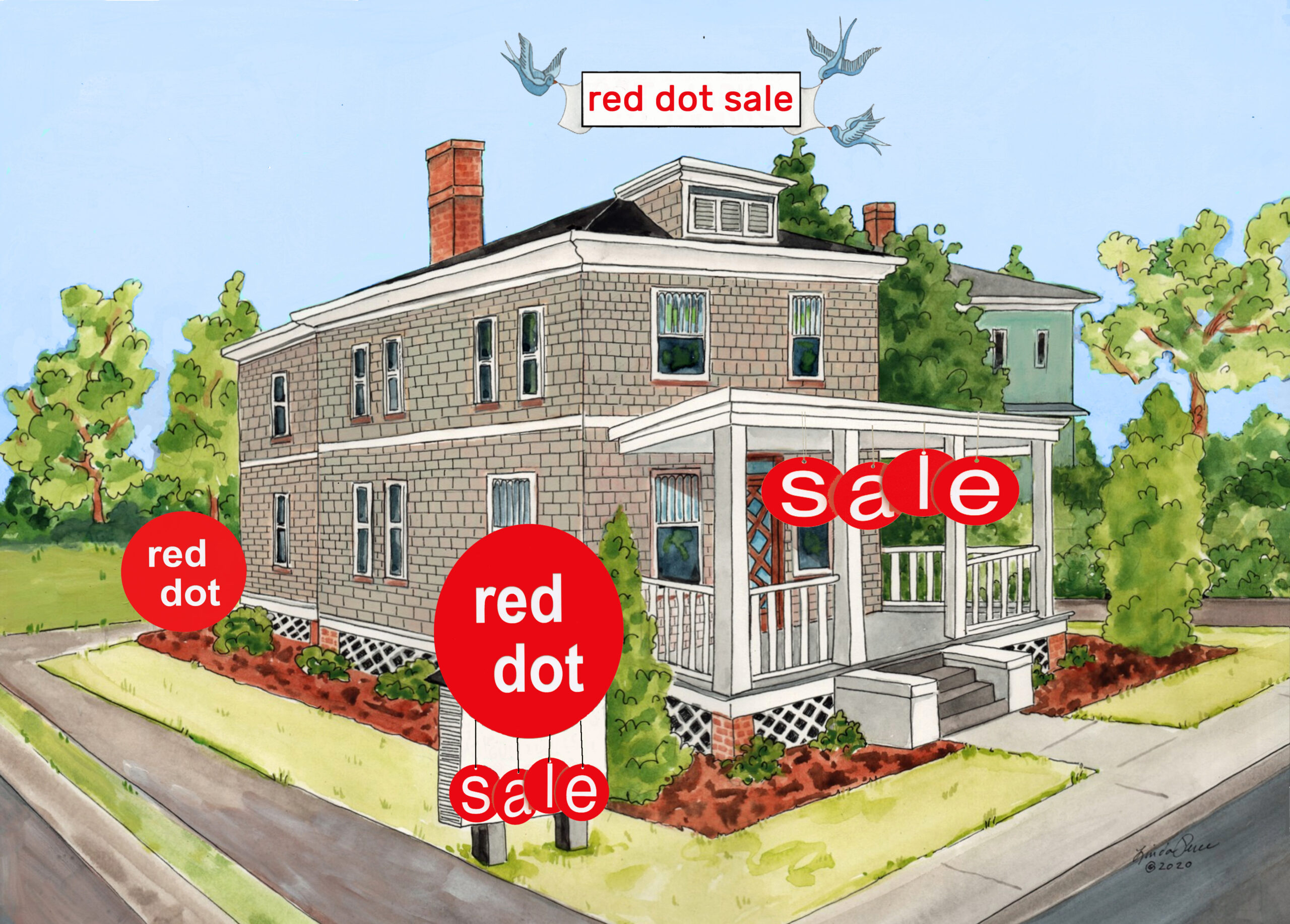 red dot sale at artisans guild gallery