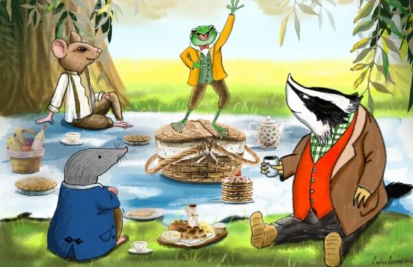 illustration of wind in the willows
