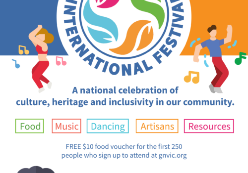welcoming week international festival poster