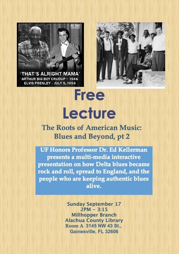 Lecutre poster the roots of american music blues and beyond part 2