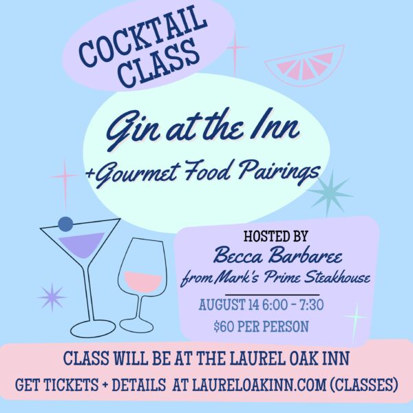 Gin at the Inn Cocktail Class
