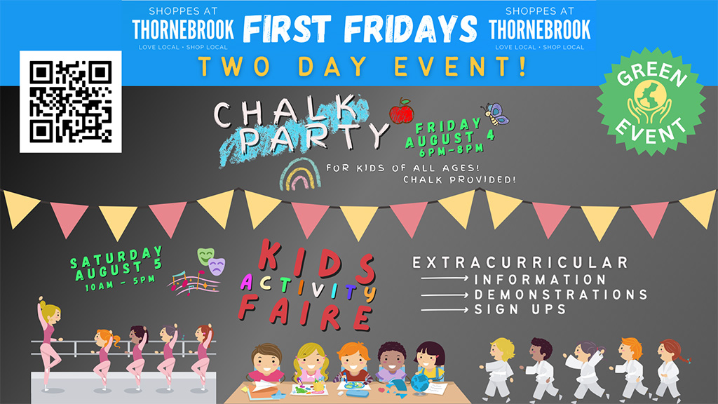 thornebrook first fridays chalk party