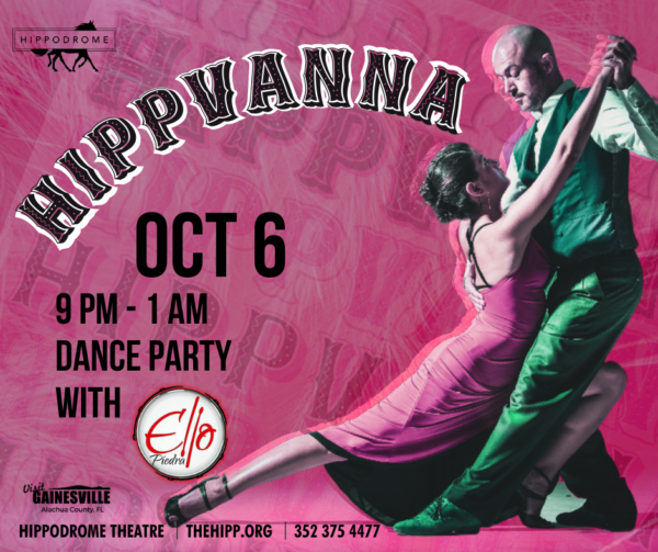 hippvanna salsa dancing event flyer