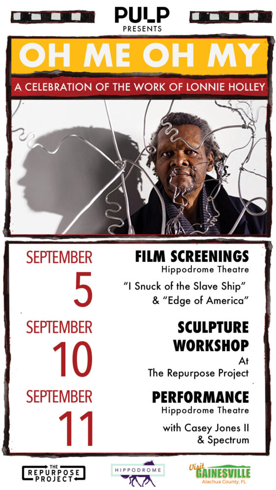 Lonnie Holley schedule of events poster