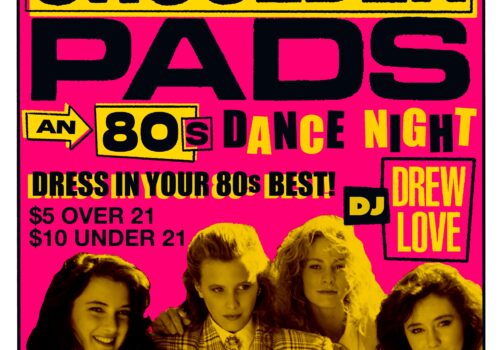 shoulder pads 80s dance night at the wooly