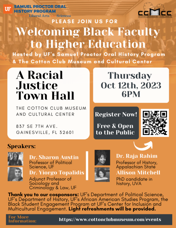 welcoming black faculty to higher education poster