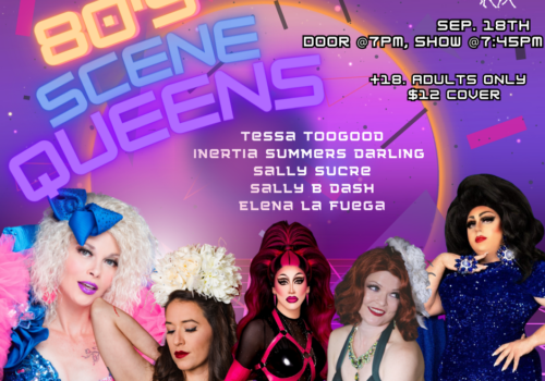 80s Scene Queens Poster