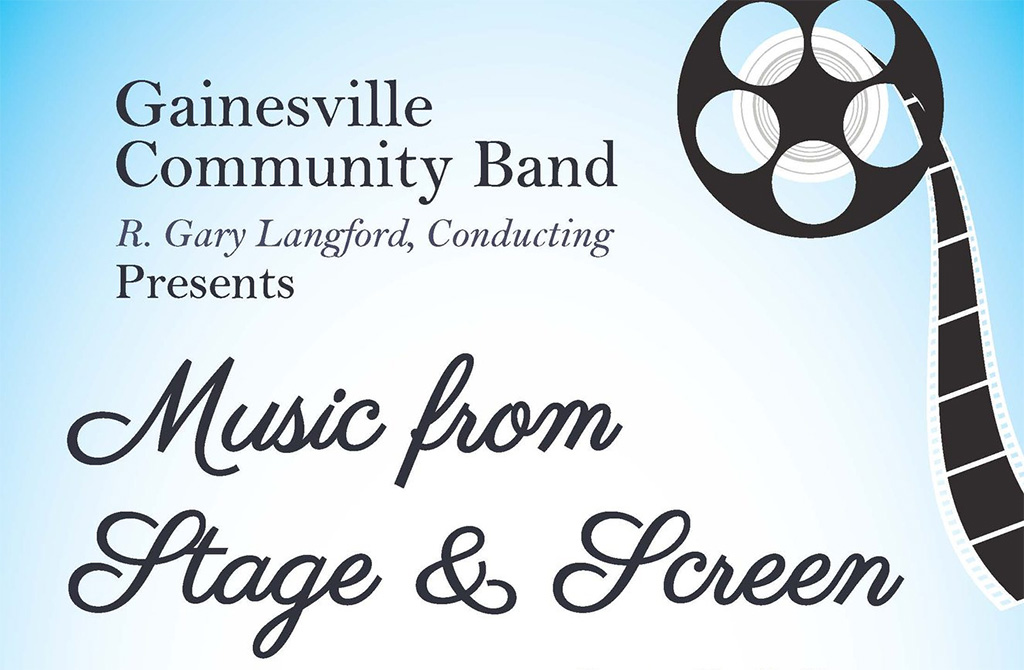 gainesville community band music poster
