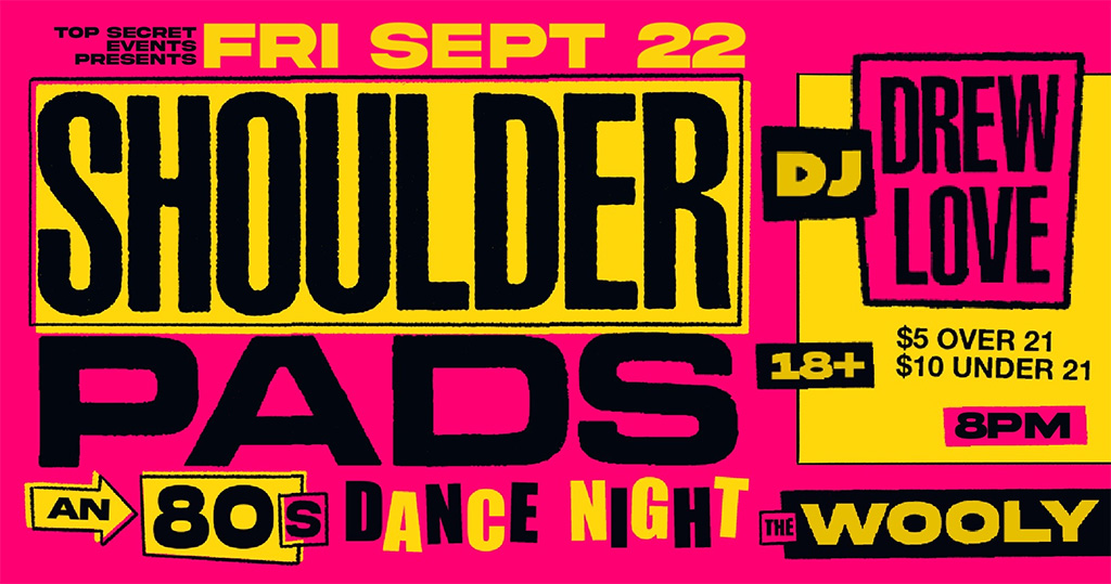 shoulder pads 80s dance party