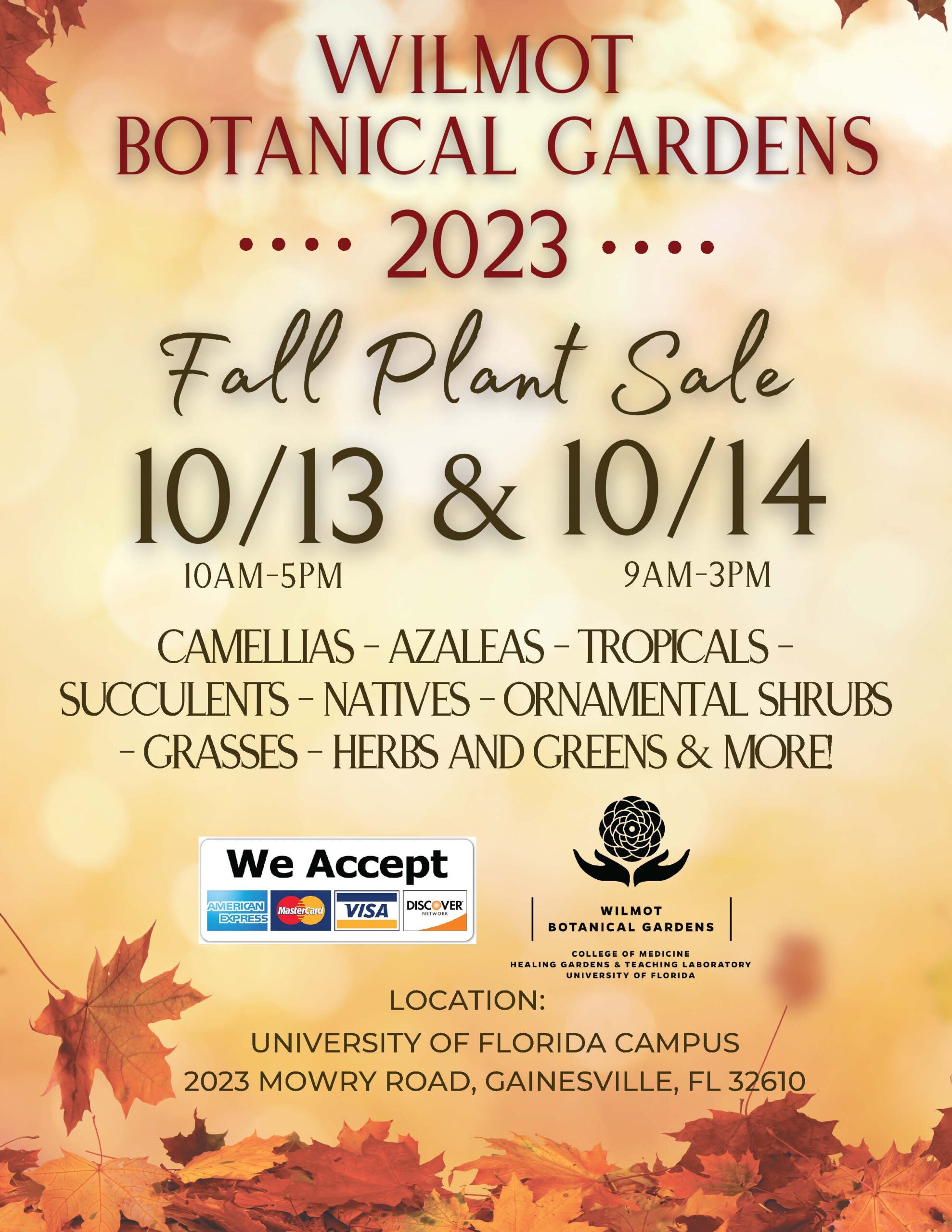 wilmot botanical gardens 2023 fall plant sale