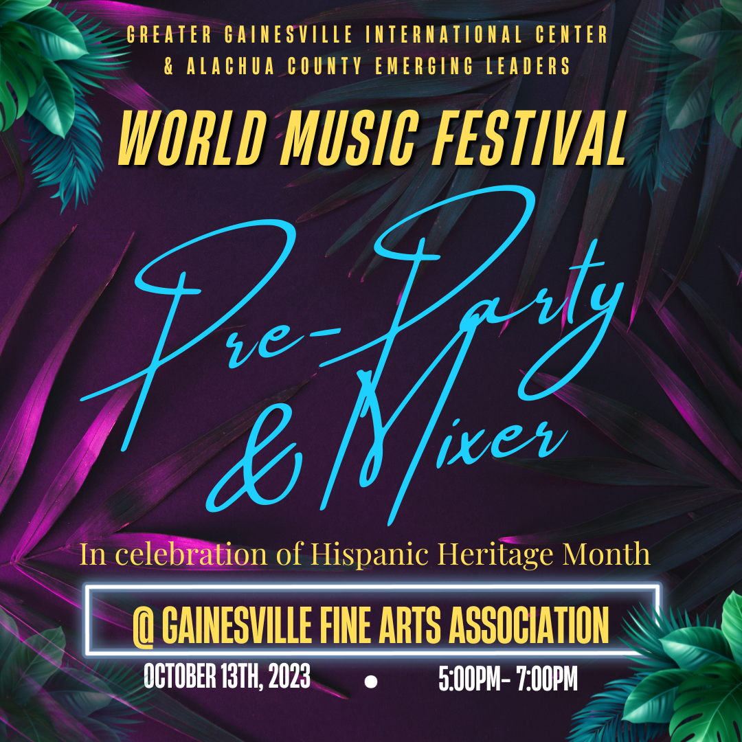 world music festival pre party and mixer