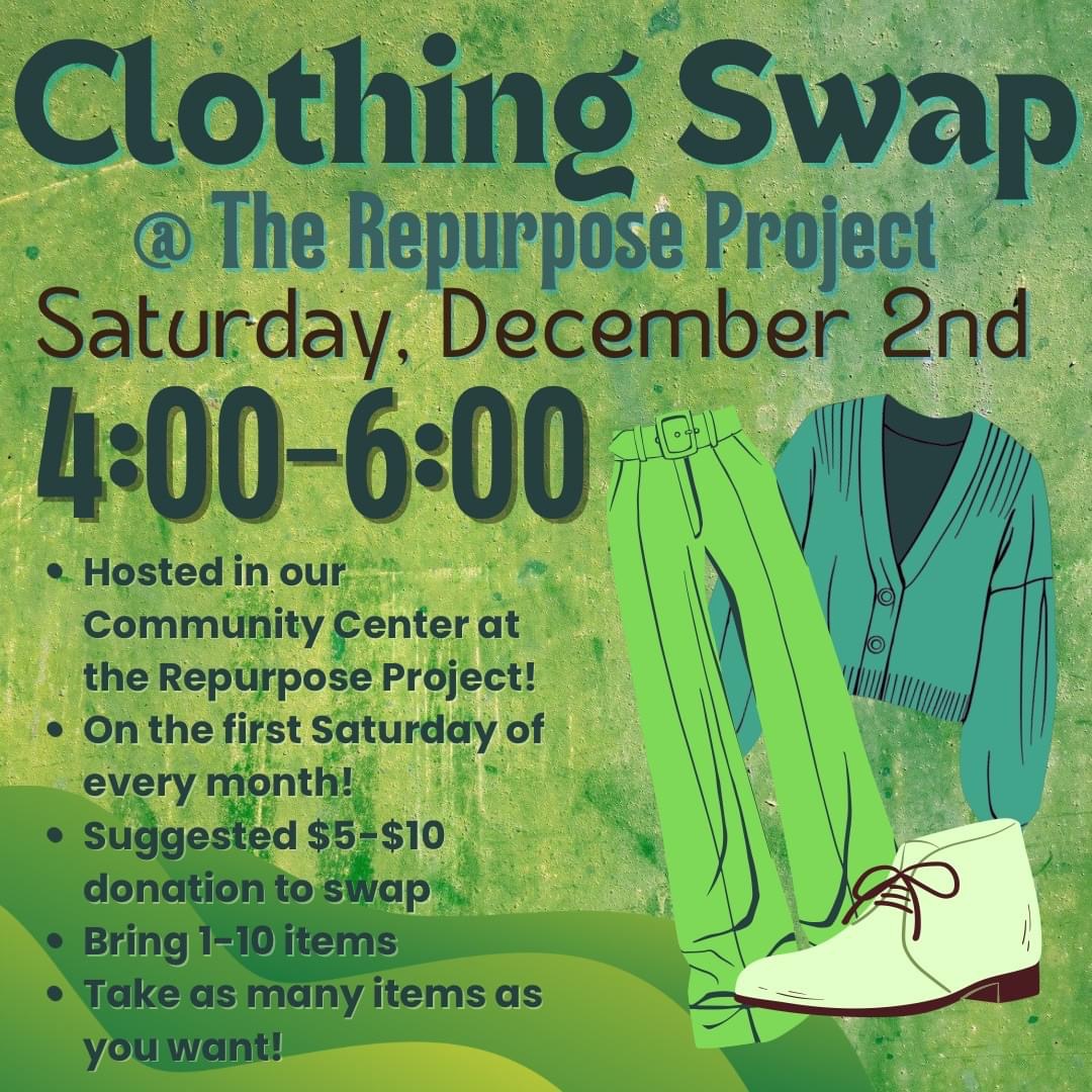 clothing swap flyer