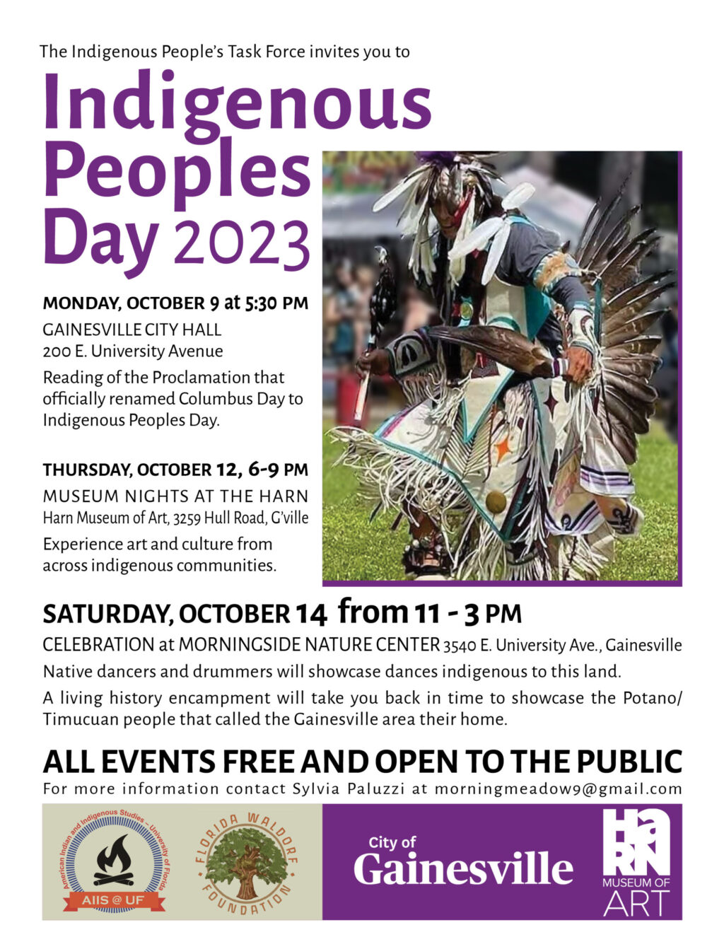 Activities announced for Indigenous Peoples Day