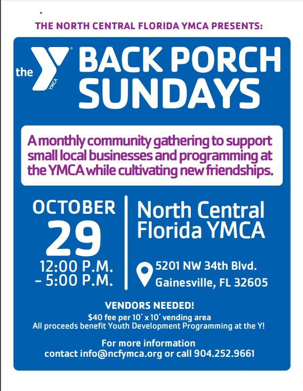 YMCA backporch sundays