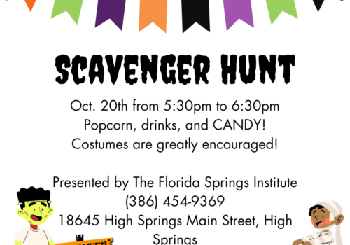 scavenger hunt poster