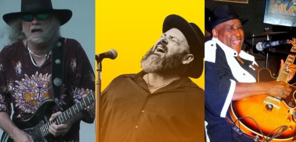 montage of blues musicians