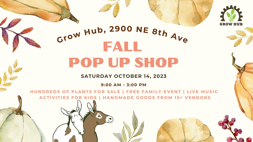 fall pop at grow hub